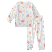 カラフルシャボン玉　長袖ルームウェア　パジャマ