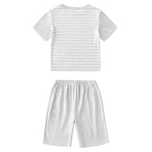 ボーダー柄　　半袖ルームウェア　パジャマ