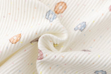 ドーナッツ　リブ素材　フリル付き長袖ルームウェア　パジャマ　子供　ルームウェア