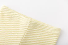 ドーナッツ　リブ素材　フリル付き長袖ルームウェア　パジャマ　子供　ルームウェア