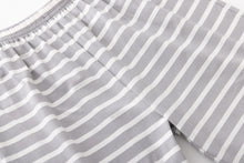 ネコ柄　ボーダー柄　半袖ルームウェア　パジャマ