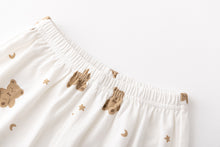 くま柄　半袖ルームウェア　パジャマ