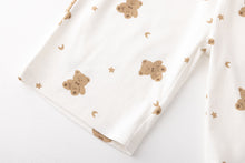 くま柄　半袖ルームウェア　パジャマ