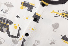 ボーイズ 働く車柄 半袖ルームウェア パジャマ