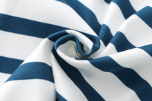 マリン ボーダー柄 長袖ルームウェア パジャマ