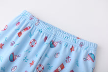 マリン ボーダー柄 長袖ルームウェア パジャマ