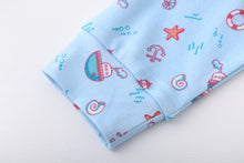 マリン ボーダー柄 長袖ルームウェア パジャマ