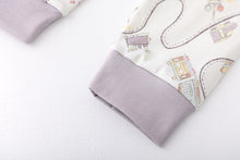 電車柄 長袖ルームウェア パジャマ