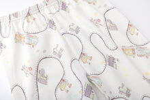 電車柄 長袖ルームウェア パジャマ