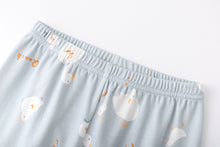 アヒルとひよこ柄　長袖ルームウェア　パジャマ　子供　ルームウェア