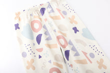 ランダム形 長袖ルームウェア パジャマ