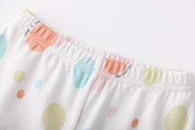 カラフルシャボン玉　長袖ルームウェア　パジャマ