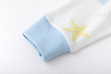 ドルフィンと海の生物　長袖ルームウェア　パジャマ