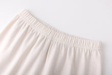 配色ラグランスリーブデザイン長袖ルームウェア　パジャマ