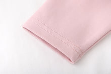 配色ラグランスリーブデザイン長袖ルームウェア　パジャマ