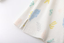 ドルフィンと海の生物　リブ素材　長袖ルームウェア　パジャマ