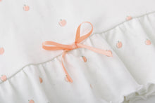 ガールズ　小さなりんご柄　半袖ルームウェア　パジャマ