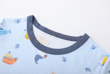 ボーイズ　船柄　半袖ルームウェア　パジャマ